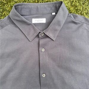 7 Diamonds Men’s Liberty Shirt 4 Way Stretch Long Sleeve Button Up Charcoal XL